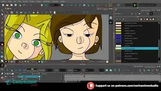 Making off | Clean up y Color | Capitulo 8 | Mi niñera favorita | Caricanima Studio