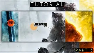 INSANE BEAR Twitter Header Tutorial | Photoshop [PART 3]