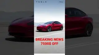 TESLA BREAKING NEWS For 7500$ OFF Now EV Credits Supercharge Credits Tesla Discount