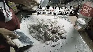 The correct mixture of skim coat powder and it's application