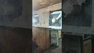 самодельная система охлаждения в подсобке
