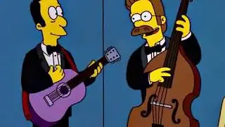 The Simpsons - Flanders and Lovejoy Singing Camptown Races