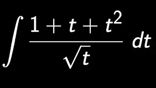 Example: Find the most general antiderivative of the given function | Evaluate indefinite integral