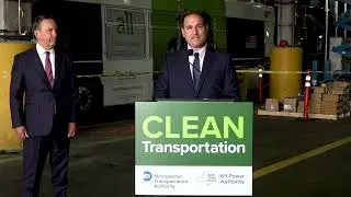 NYPA, MTA announce bus electrification progress at Grand Avenue Depot in Queens