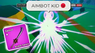 BUDDY SWORD with OFF SCREEN SHAKE is an AIMBOT... | Blox fruits PVP