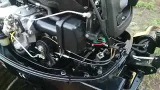 Работа Parsun F15BMS в бочке