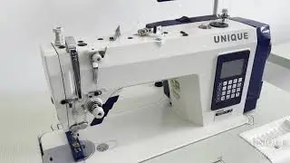 Step motor computerized industrial lockstitch sewing machine