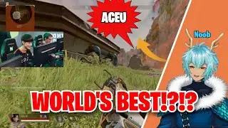 APEX NOOB REACTS TO BEST OF ACEU ( WORLD'S BEST APEX LEGENDS PLAYER )