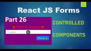 #26, Form Handling In React JS