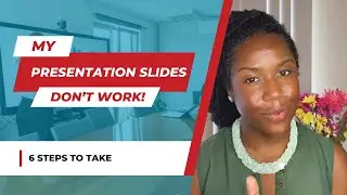 What to do when your presentation slides don't work: 6 Steps #publicspeaking