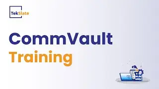 CommVault Training | CommVault Online Certification Course | CommVault Demo Video - TekSlate