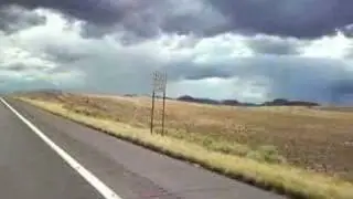 Driving Into Flagstaff From Grand Canyon