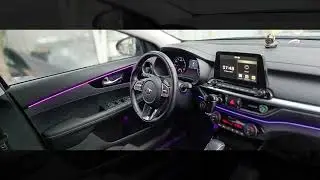 Контурная подсветка салона - Кia cerato 4 поколения.
