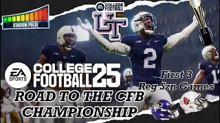 CFB 25 Ultimate Team Squads - First 3 regular season games!! WILD FINISHES!! “GO FOR 2?!”