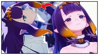 Ina broke her neck to do the anime head tilt