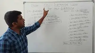 How to Design Full Subtractor using Two half subtractor? || Learn Thought || S Vijay Murugan