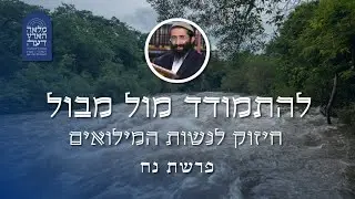 פרשת נח • הרב ראובן ששון • להתמודד מול מבול - חיזוק לנשות המילואים
