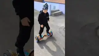 Гриша Покорил Гироскутер в 4 года / Без падения Никуда/ Без страха #kids