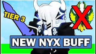 *NEW* NYX BUFF + TIER 3 DAMAGE... (Roblox Bedwars)