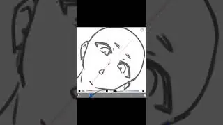 Como DIBUJAR OJOS en cabezas inclinadas #shorts
