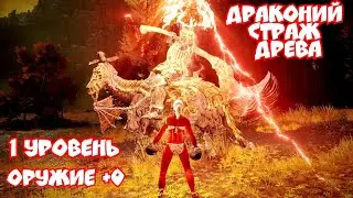 Драконий страж древа (без урона, оружие +0, 1 уровень). ELDEN RING.