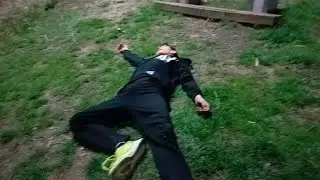 Проходим паркур на время с другом