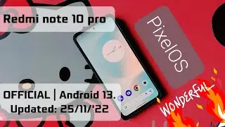 PixelOS - OFFICIAL | Android 13.Updated: 25/11/'22,#Official #OSS #ROM #T #Sweet #customrom #redmi
