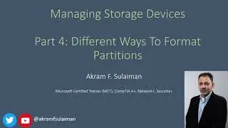 Part 4: Different Ways To Format Partitions
