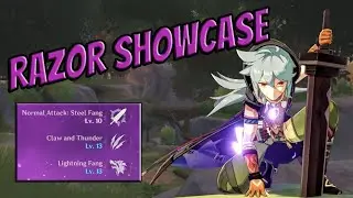 Razor & Yunjin Team Showcase | Genshin Impact