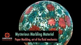Mysterious Marbling Material - 100% Substance Designer