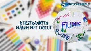 Kerst(schud)kaarten maken met Cricut