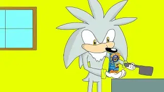 silver the hedgehog cooking to SpongeBob Macaroni & Cheese