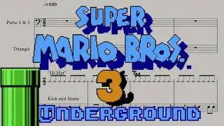 Underground - Super Mario Bros. 3 (NES, 1988) OST - Music Transcription