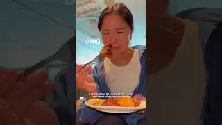 what I ate at the business lounge at Incheon Airport in Korea 