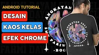 Bikin desain kaos kelas di HP | Desain kaos kelas simple‼️