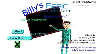 Billy's Basics Educationnal Game Release V1.20.1 :Baldi's Basics Mod:
