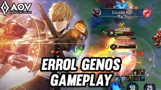 AOV : ERROL/GENOS GAMEPLAY | THIS SKIN IS ALREADY ON SALE - ARENA OF VALOR LIÊNQUÂNMOBILE ROV COT