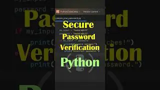 Avoid using "==" for password verification.