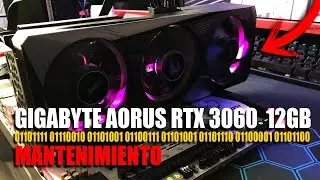 GIGABYTE AORUS GEFORCE RTX 3060 Thermal Pad + Pasta térmica