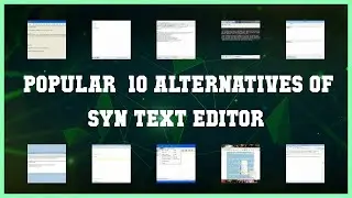 Syn Text Editor | Top 19 Alternatives of Syn Text Editor