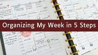 5 Steps to Planning My Week In My Hourly Planner