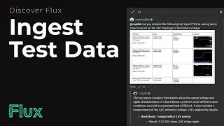 Bring Test Data Into Flux
