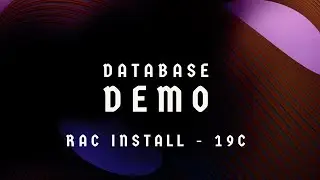 2 Node RAC - 19C INSTALL + DB CREATION.