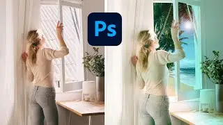 Смена фона в Adobe Photoshop 2022 сделала отличное фото#adobephotoshop#2022.