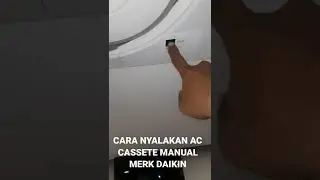 CARA NYALAKAN AC CASSETE TANPA REMOT #SHORTS
