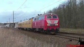[HD] Kesselumleiter , BR 218 Messzug und Ludmilla in / um Stralsund [WSR]