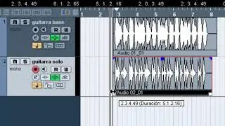 Cubase - Grabar pistas de audio