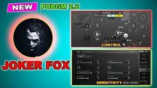 UPDATE 2.2 JOKER FOX Sensitivity Code & JOKER FOX Control Code PUBGM 2022