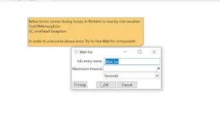 outofmemory error [GC overhead exception] in Pentaho