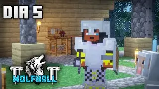 AL FIN TERMINADO EL TALLER DEL CONSTRUCTOR pero... | DIA 5 | WOLFHALL | MINECRAFT 1.20.1 CON MODS